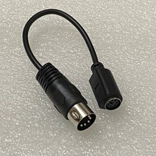 5 Pin DIN Male To 6 Pin Mini DIN Female For Keyboard Adapter PS/2 To At
