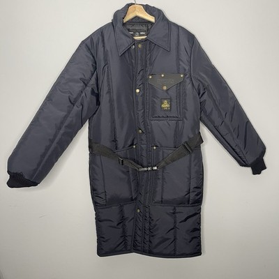 RefrigiWear Men's Insulated Iron-tuff Inspector Coat Workwear Parka Medium