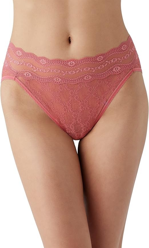 b.женское короткое нижнее белье temptd by Wacoal Lace Kiss с высокой посадкой, 5-S Rose Pull On