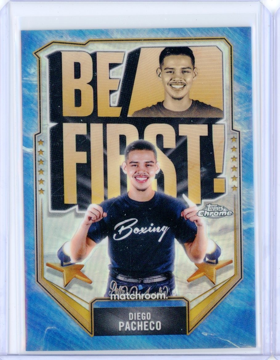 2024 Topps Chrome Boxing DIEGO PACHECO Be First! Case Hit Insert SSP