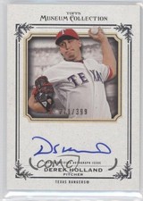 2013 Topps Museum Collection Archival 271/399 Derek Holland #AA-DH Auto 4p7