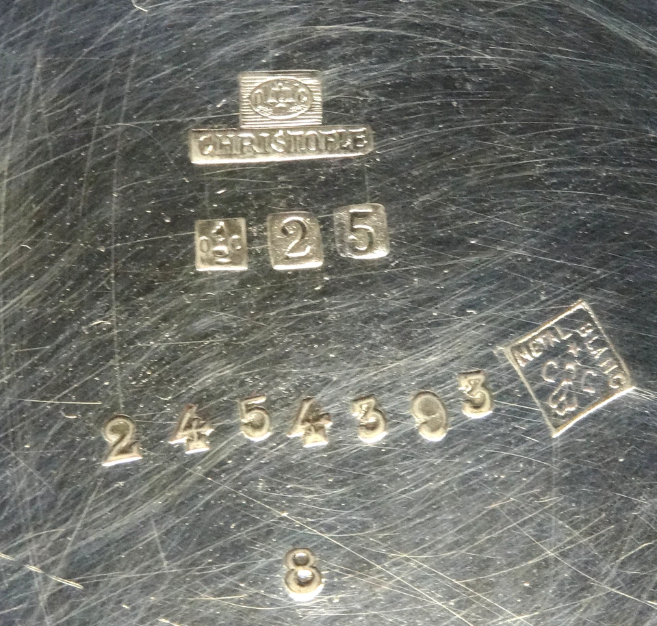 ANTIGUA JARRA DE PLATA CHRISTOFLE FRANCESA AÑOS 30 Foto 2 de 4