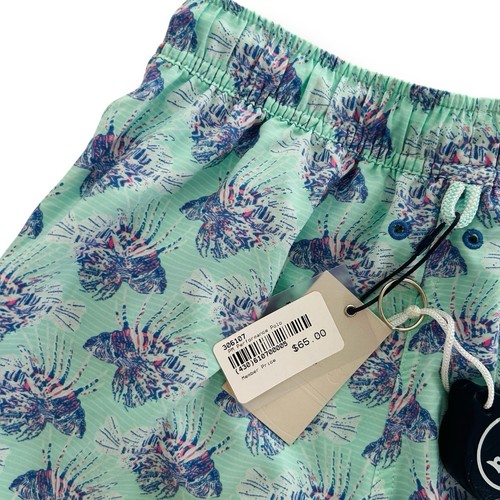 Peter Millar Seaside Collection Boys Size Medium 9/10 Lionfish Swim Trunk NWT - Picture 7 of 14