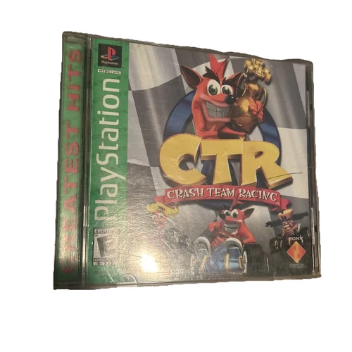 Crash Team Racing - Sony PlayStation, 1999 - Complete - PS1 Tested CIB CTR Works