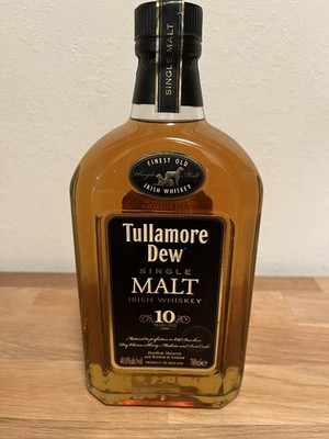 Tullamore Dew Single Malt Whiskey 10 Jahre 40% 0,7l. alte Ausstattung