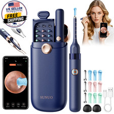 Ear Wax Removal Tool with 1000W Pixel Camera Ear Cleaning Tweezers with 12 Ear S