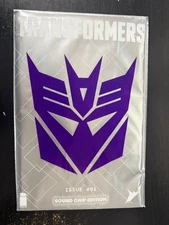 Transformers #1 - Souncchip Edition - Decepticon - Image Comics 2025