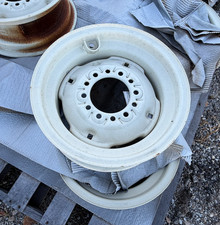 CNH OEM 10106150 15x6 6-Hole Ivory Land Wheel Rim | Case iH & NH Tillage Equip