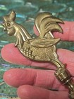 Vintage Mid-Century Brass Rooster Finial — photo 9