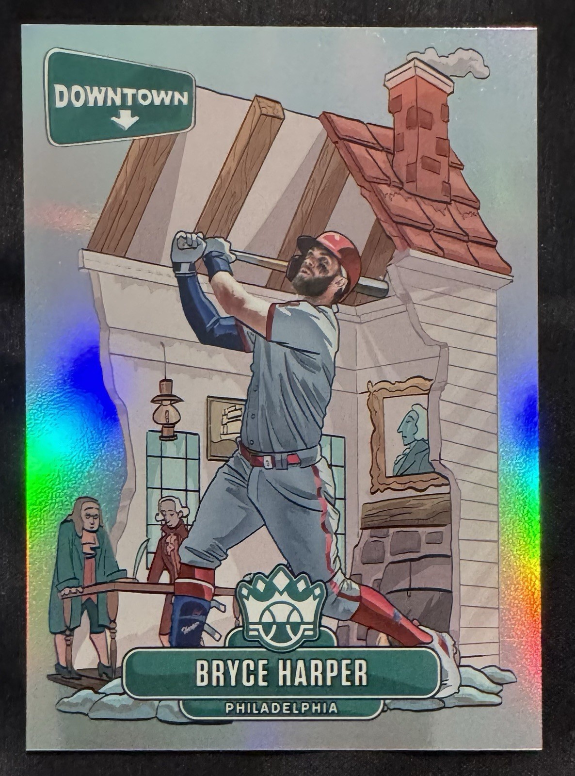 2022 Panini Diamond Kings - Downtown Bryce Harper #D18 SSP