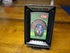 TOM TURKEY CASE XX KNIFE ZIPPO LIGHTER MINT IN BOX