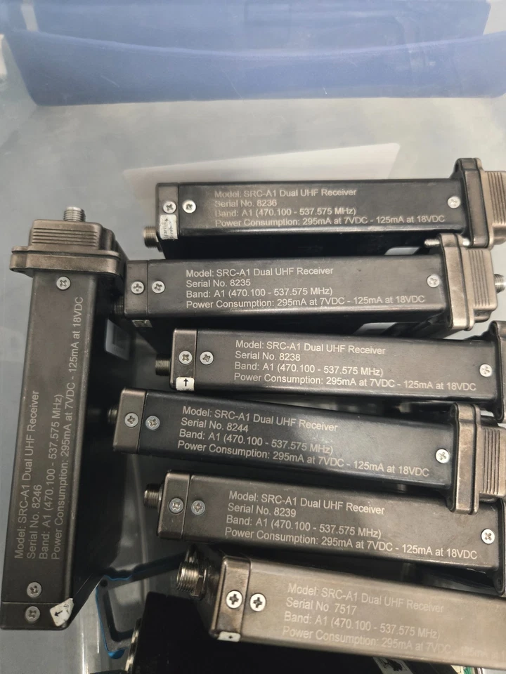 Receptor doble Lectrosonics SRC-A1 montaje en ranura A1: 470,100-537,575 MHz Foto 2 de 2