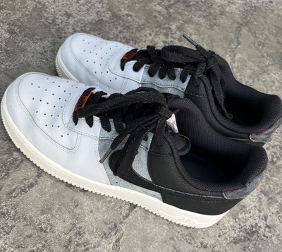 Nike Air Force 1 Low '07 Black Smoke Grey Red Mens 10 CZ0337-001