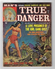 Man's True Danger Magazine June 1962 F v1 #1 Candor GGA B ondage Cover