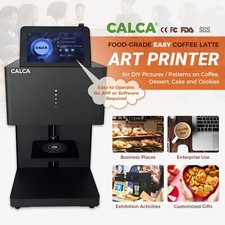 CALCA WiFi 600dpi Coffee Latte Art Printer for DIY Pictures / Pattern Black