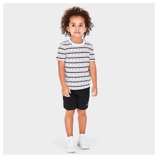 Nike Toddler Boys Swoosh Stripe T-Shirt Shorts Set Outfit Sz 3T 4T