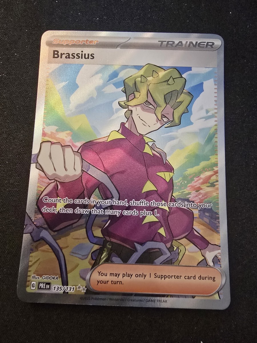 brassius pokemon card - Obsidian Flames - OBF (OBFEN) Pokmon 187/197 Supporter Rarity Pokemon TCG Brassius 135/131 Full