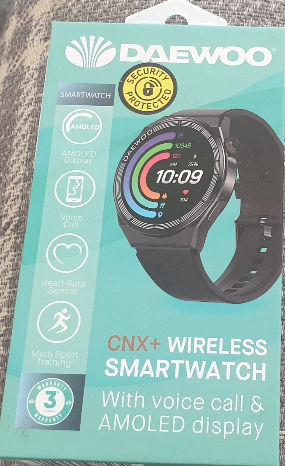 Daewoo CNX+ AMOLED Display Smart Watch Activity Tracker Bluetooth to Android iOS