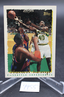 1994-95 Topps Seattle Supersonics Basketball Card #40 Shawn Kemp