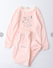 Sanrio Characters Pochacco Boa Fleece Embroidered Loungewear Set Japan Limited