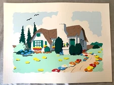 BOB ZOELL - "HOUSE" - SIGNED & NUMBERED SERIGRAPH