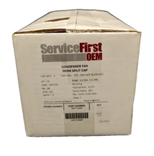 New Trane Service First OEM MOT18687 PSC Motor, 200-230 Volt, 1/6HP, 825RPM