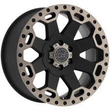 18x9 +12 Black Rhino Warlord 6x5.5 Matte Black Machined Tint Wheels (Set of 4)