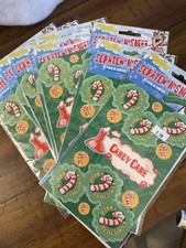 10 Pkgs Stink Factory SCRATCH N SNIFF Christmas Stickers Candy Canes 20 SHEETS