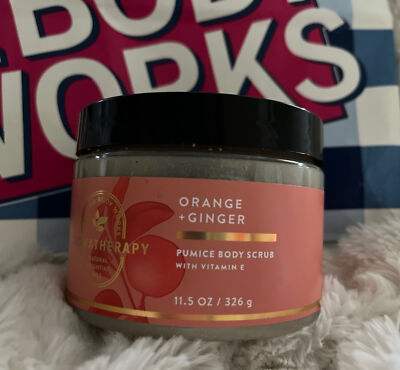 Bath & Body Works Aromatherapy Orange & Ginger Pumice Body Scrub 11.5 Ounces