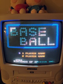 Baseball Nintendo NES Black Box game Tested and Working Cart Only