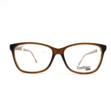 Traditions T18 Col 10 Brown Womens Full Rim Eyeglasses Frames 54-15-140