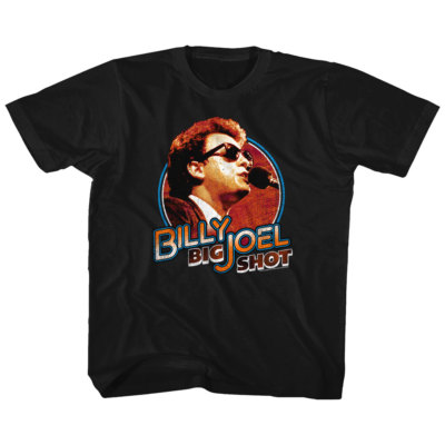 Billy Joel Big Shot Youth T Shirt 2T-YXL Soft Rock Music