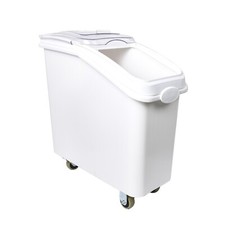 Mobile Ingredient Bin 81 litre Transparent lid