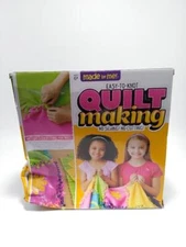 Made By Me Easy to Knot Quilt Making Kit by Horizon Group USA, Damaged Box 59x39