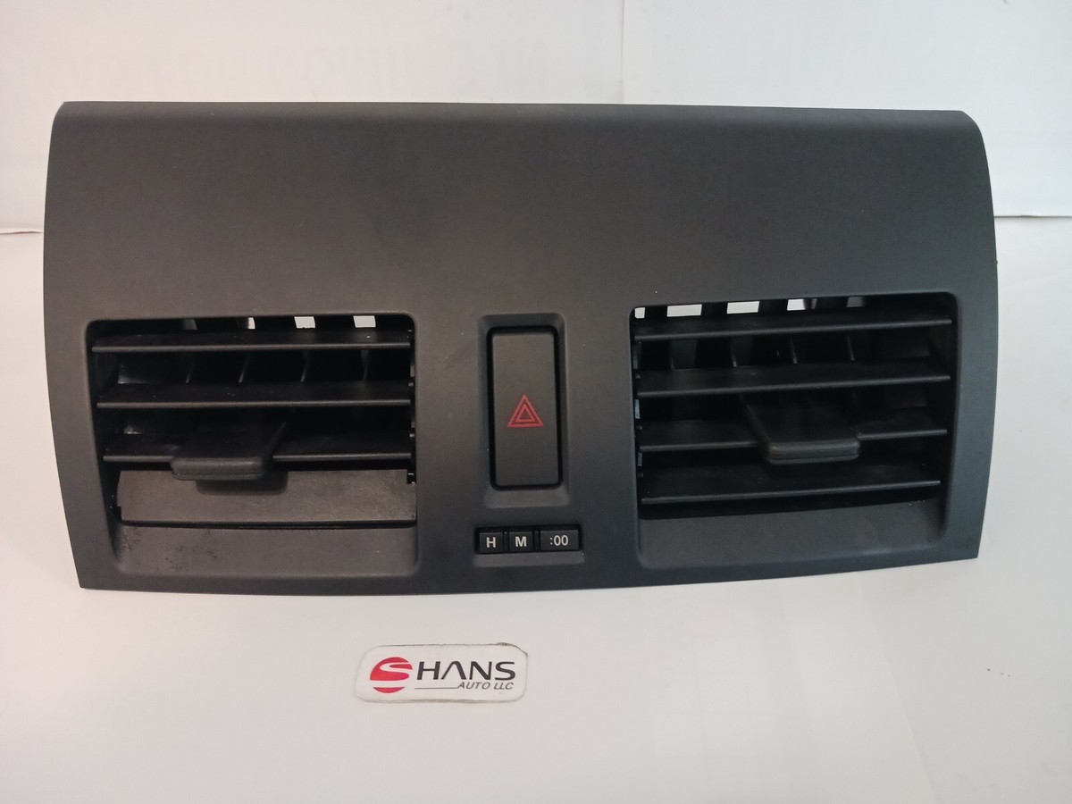 2010-2013 Mazda 3 Center Dash Hazards Air Vent Cover Clock Switch