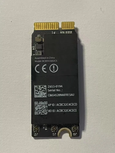 Carte wifi Apple MacBook Pro Retina RÉTINA 13" 15" A1502 A1398 A1425 Z653-0194