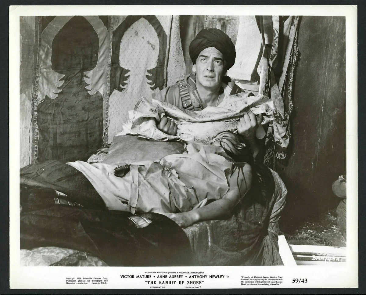 VICTOR MATURE + ANNE AUBREY VINTAGE ORIGINAL PHOTO 