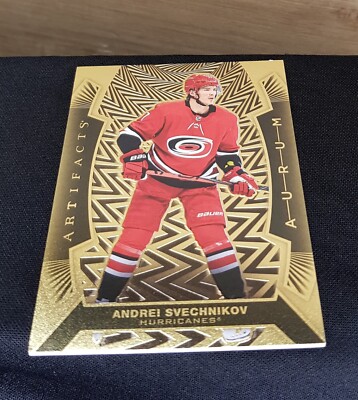 Upper Deck 2021-22 Artifacts #22 - Andrei Svechnikov - Aurum - Hurricanes