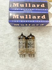 Mullard 12AX7 ECC83 CV492 O getter Copper Rods Excellent Sounding Matched Pair