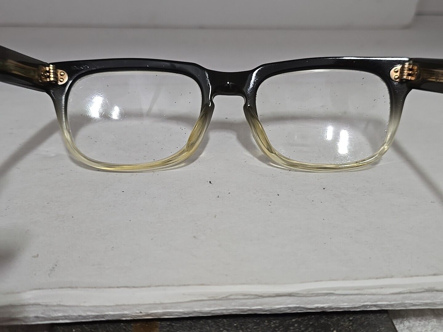 Metzler Vintage Two Tone Eyeglasses Frame - image 12