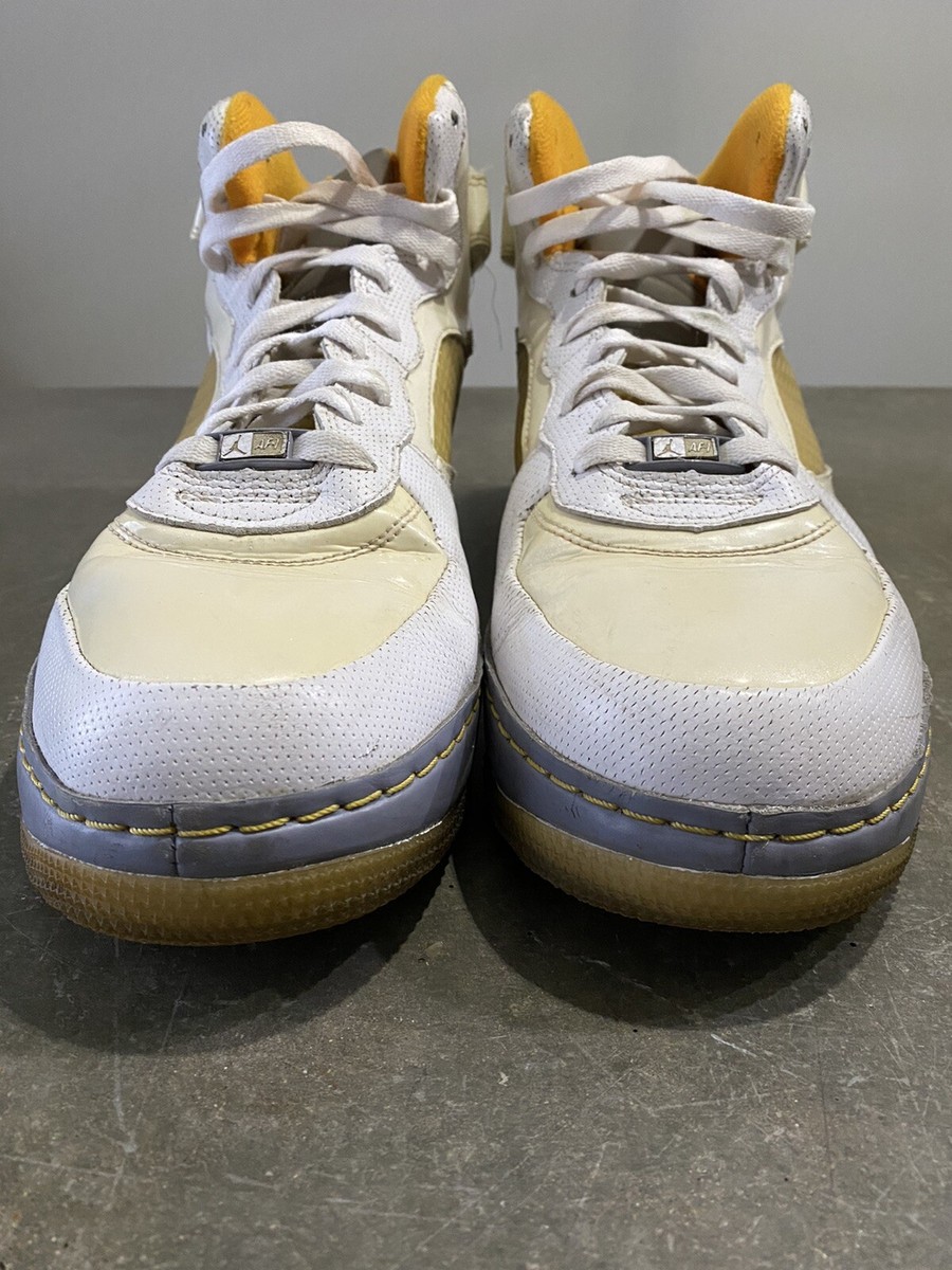Nike Air Jordan AJF 5 AF1 Orange Peel Maize 318608-181 Size 12 Nike Air Jordan AJF 5 AF1 Orange Peel Maize 318608-181 Size  main image 3