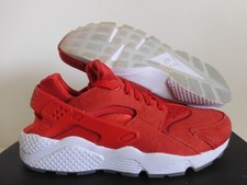 WMNS NIKE AIR HUARACHE ID RED-RED-WHITE SZ 10 RARE 2015  777331-993 