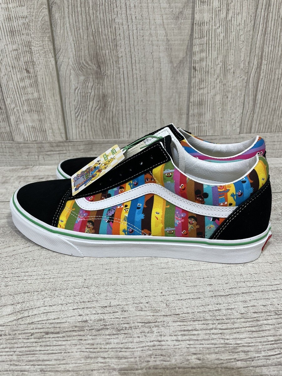 Vans X Sesame Street Old Skool Black/Multi Sneakers Limited