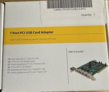 StarTech.com 7 Port PCI USB Card Adapter PCIUSB7 - New / Open Box