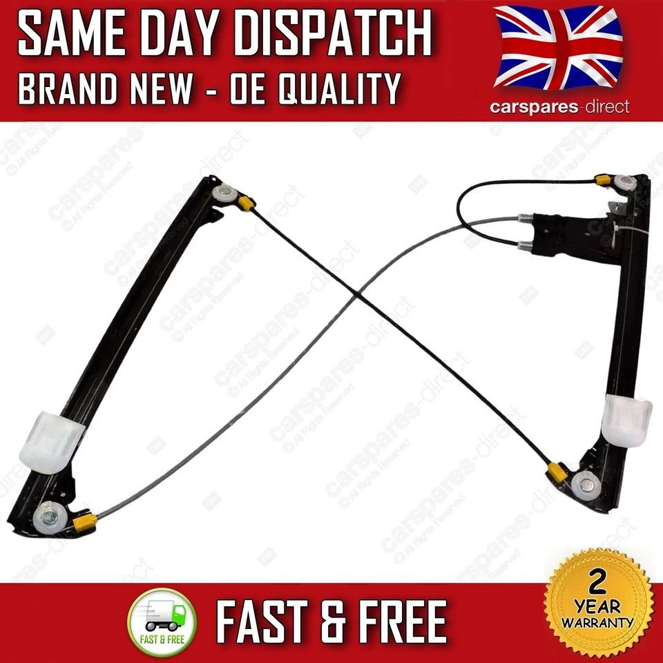 FOR JAGUAR XF X250 2008-2015 FRONT RIGHT DRIVERS SIDE WINDOW REGULATOR C2Z31200 - Image 4 of 4