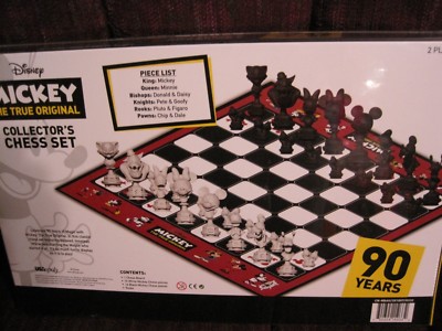 Disney Chess Collector's Editionディズニーチェス DISNEY MICKEY THE TRUE ORIGINAL 90 YEARS COLLECTOR'S CHESS SET