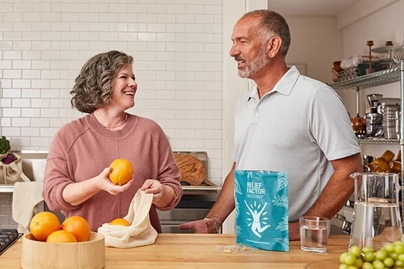 Factor de alivio soporte para alivio temporal de dolores y molestias menores 60 paquetes Foto 2 de 3