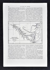 1880 Tour du Monde Map - Andres Route - Aloag Toachi El Mirador - Ecuador Quito