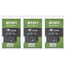 Full Chisel Skip Tooth Chainsaw Chain 36 Inch .063 3/8 114DL for Stihl 3 Pack