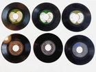 Lot of 6 Beatles & Solo Beatles 45 RPM Records – Apple, Capitol.